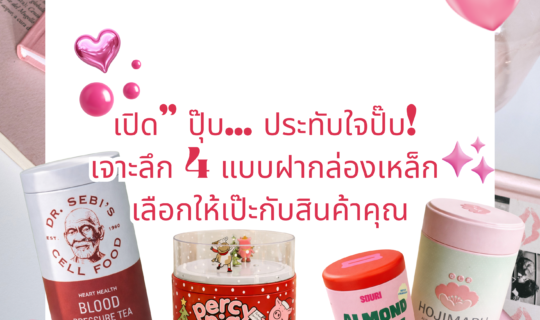 เปิด” ปุ๊บ… ประทับใจปั๊บ! เจาะลึก 4 แบบฝากล่องเหล็ก เลือกให้เป๊ะกับสินค้าคุณ