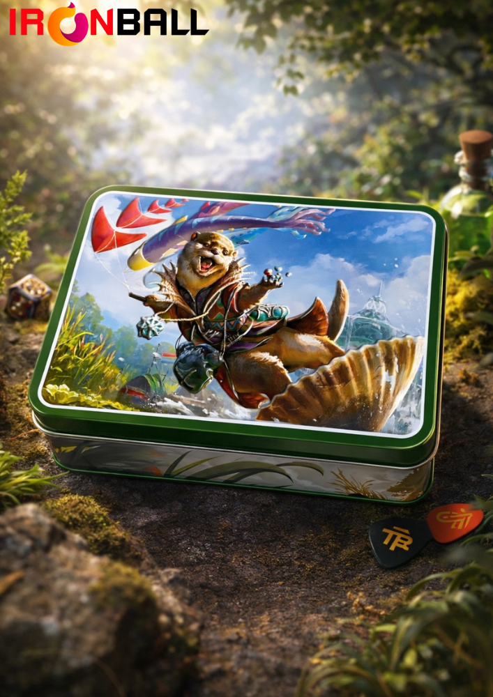 กล่องเหล็กพิมพ์ลาย