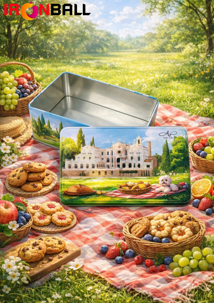 กล่องเหล็กสี่เหลี่ยม ปั๊มนูน